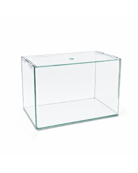 Aquarium float glass By Skaii 36x22x26cm coins arrondis face avant vue générale