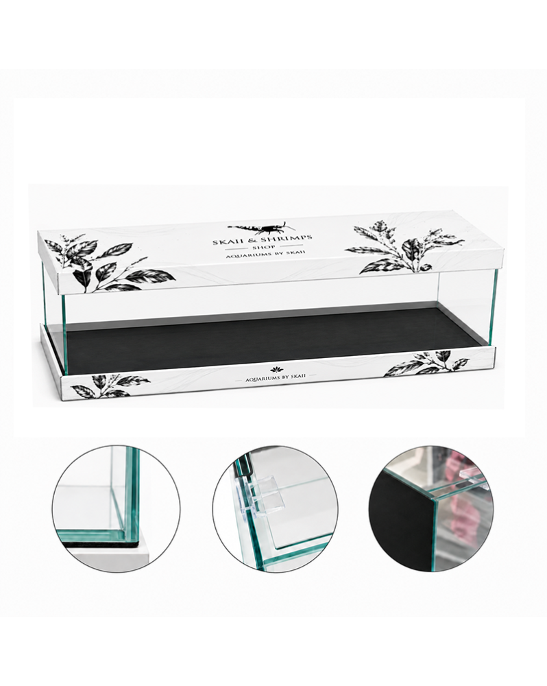 aquarium shallow ultra clear By Skaii 60x35x20cm vue principale