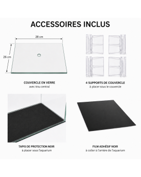 Aquarium 27l Ultra Clear, Accessoires inclus