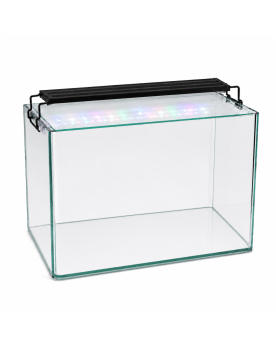 Kit aquarium 38L Easy By Skaii float glass coins arrondis  rampe LED SK203 45cm