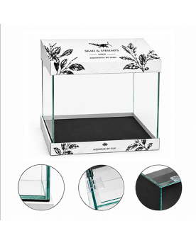 Aquarium cube ultra clear By Skaii 30x30x30cm verre 5mm vue générale