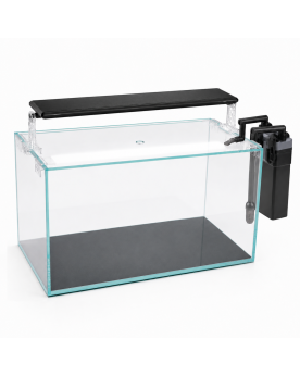 Kit aquarium 38L Ultra Clear Advance By Skaii 45x28x30cm filtre suspendu SunSun 801 500L/h Chihiros AII 45cm Bluetooth
