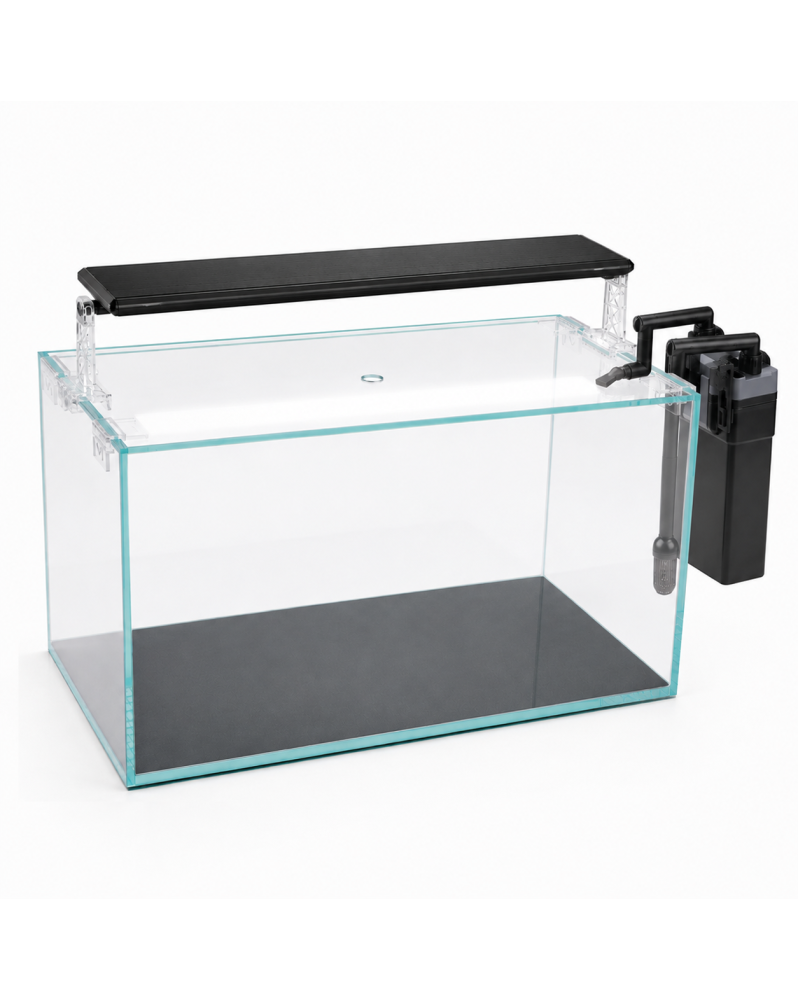 Kit aquarium 38L Ultra Clear Advance By Skaii 45x28x30cm filtre suspendu SunSun 801 500L/h Chihiros AII 45cm Bluetooth