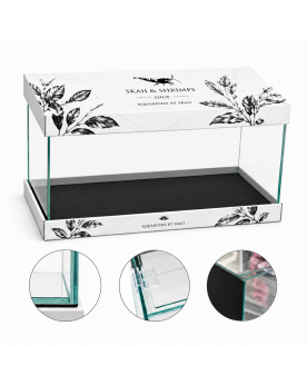 Aquarium ultra clear By Skaii 45x28x30cm verre 5mm et accessoires