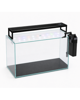 Kit aquarium 38L Ultra Clear Confort By Skaii 45x28x30cm rampe LED SK199 45cm IRC 92