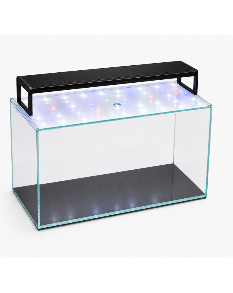 Kit aquarium 38L Ultra Clear Pro By Skaii 45x28x30cm filtre suspendu SunSun 801 500L/h Chihiros WRGB2 Slim 45cm Bluetooth