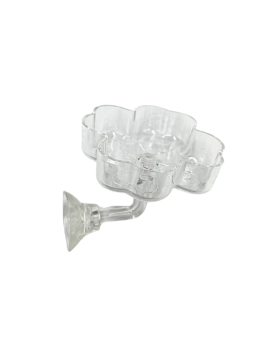 Coupelle nourrissage ventouse 60mm acrylique pour crevettes