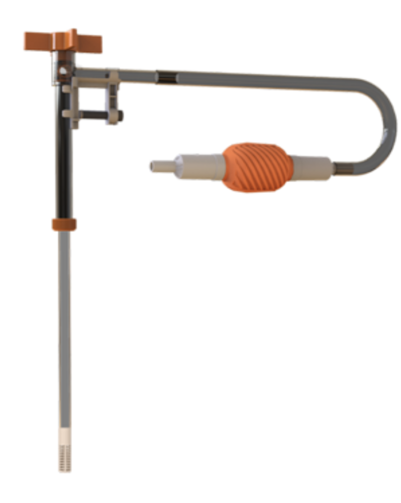 Qanvee G-1 siphon changeur d'eau aquarium poignée rotative contrôle une main