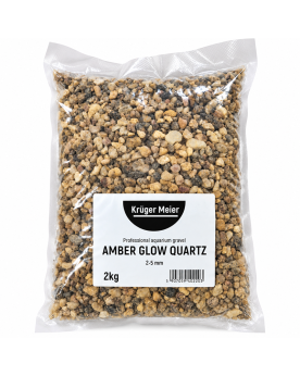 Gravier quartz naturel ambre 2-5 mm pour aquarium plante