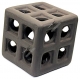 Cube en céramique XXL Brun