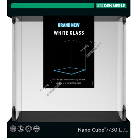 Nanocube Dennerle 30L (cuve nue) - White Glass