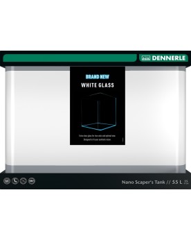 Dennerle Scaper's Tank 55L (Cuve Nue) - White Glass