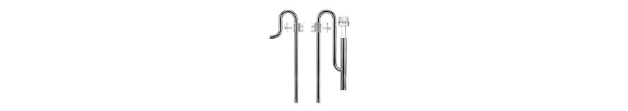 Lily Pipes Aquarium | Cannes d'Aspiration & Rejet en Verre