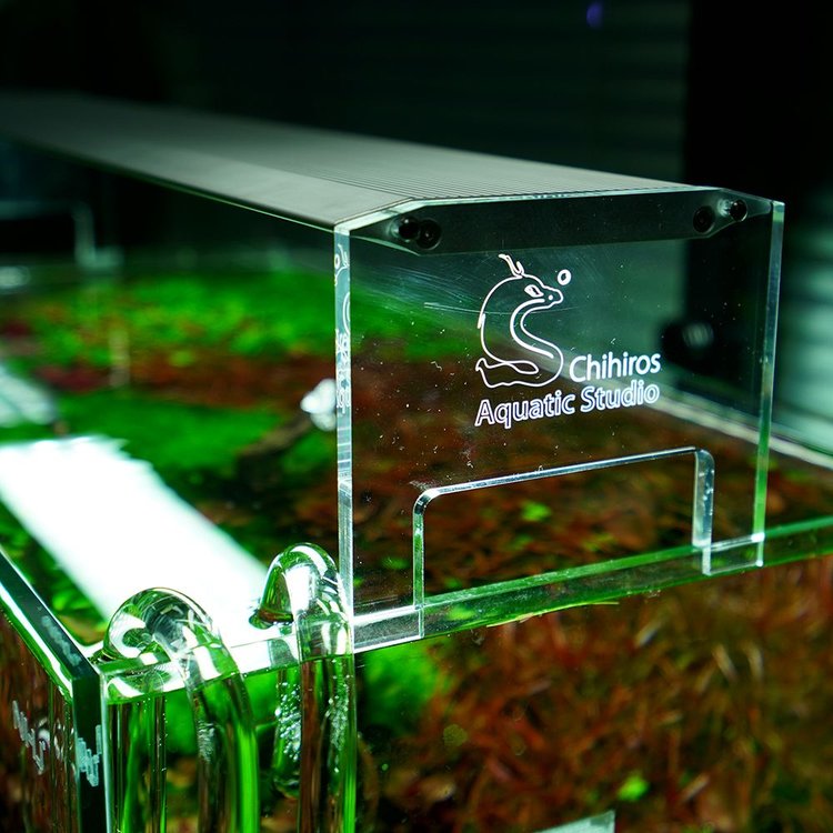 Pieds acryliques rampe LED aquarium Chihiros WRGB2 - fixation rigide transparente remplacement pieds télescopiques