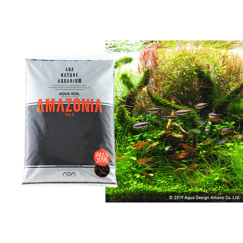 Sol technique aquarium soil - ADA Amazonia substrat actif Caridina aquascaping pH KH plantes