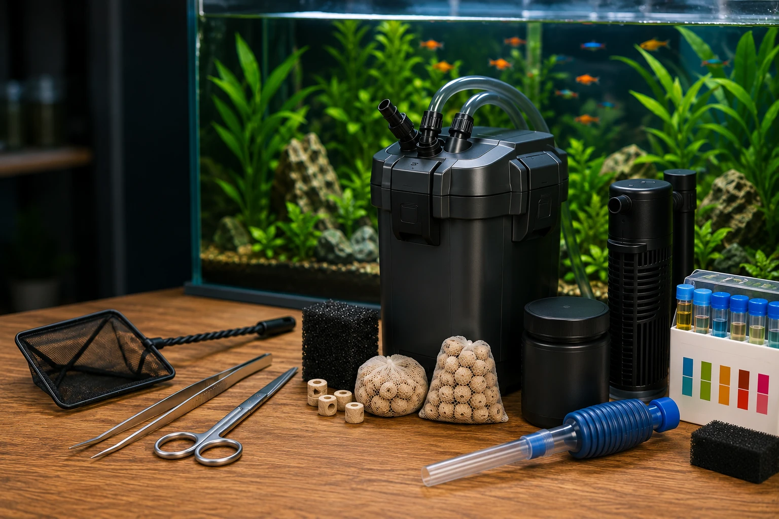 Matériel aquariophile - filtration chauffage CO2 osmoseur aération équipement aquarium crevettes aquascaping
