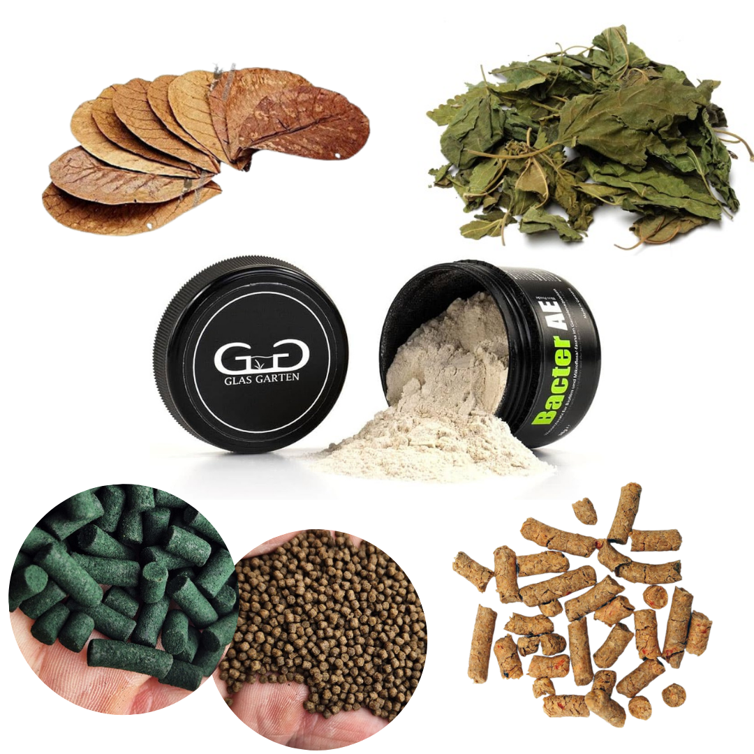 Nourriture complète crevettes - Lowkeys Mk-Breed Glasgarten Naturholic stick poudre pudding alimentation base équilibrée