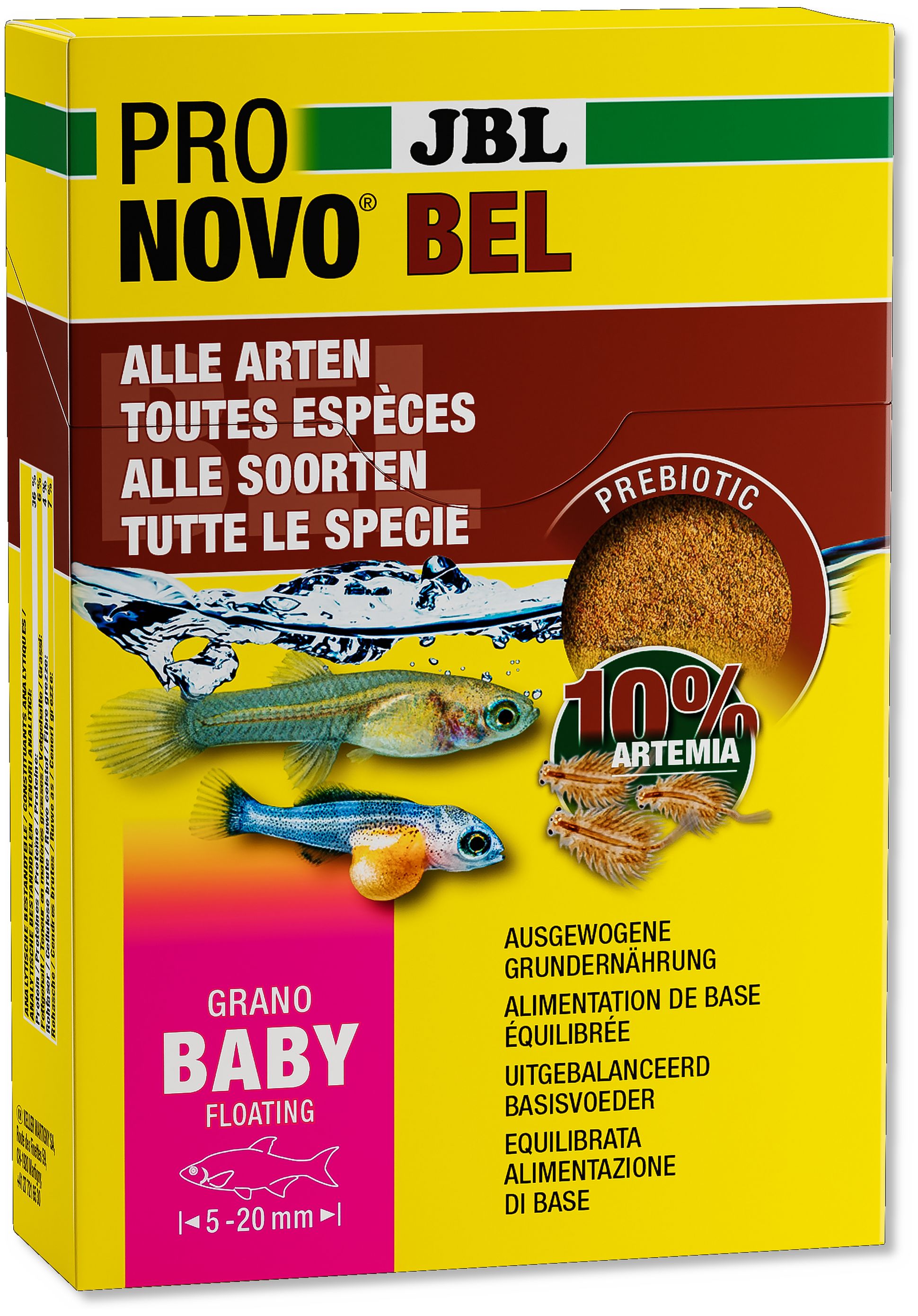 Nourriture alevins poissons - poudre fine micro-aliment nauplie artémia croissance jeunes poissons élevage survie première semaine