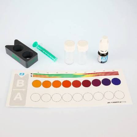 Tests en gouttes aquarium — réactifs pH, KH, GH et valises complètes Test goutte aquarium - réactif pH KH GH nitrites nitrates valise JBL mesure précise paramètres crevettes